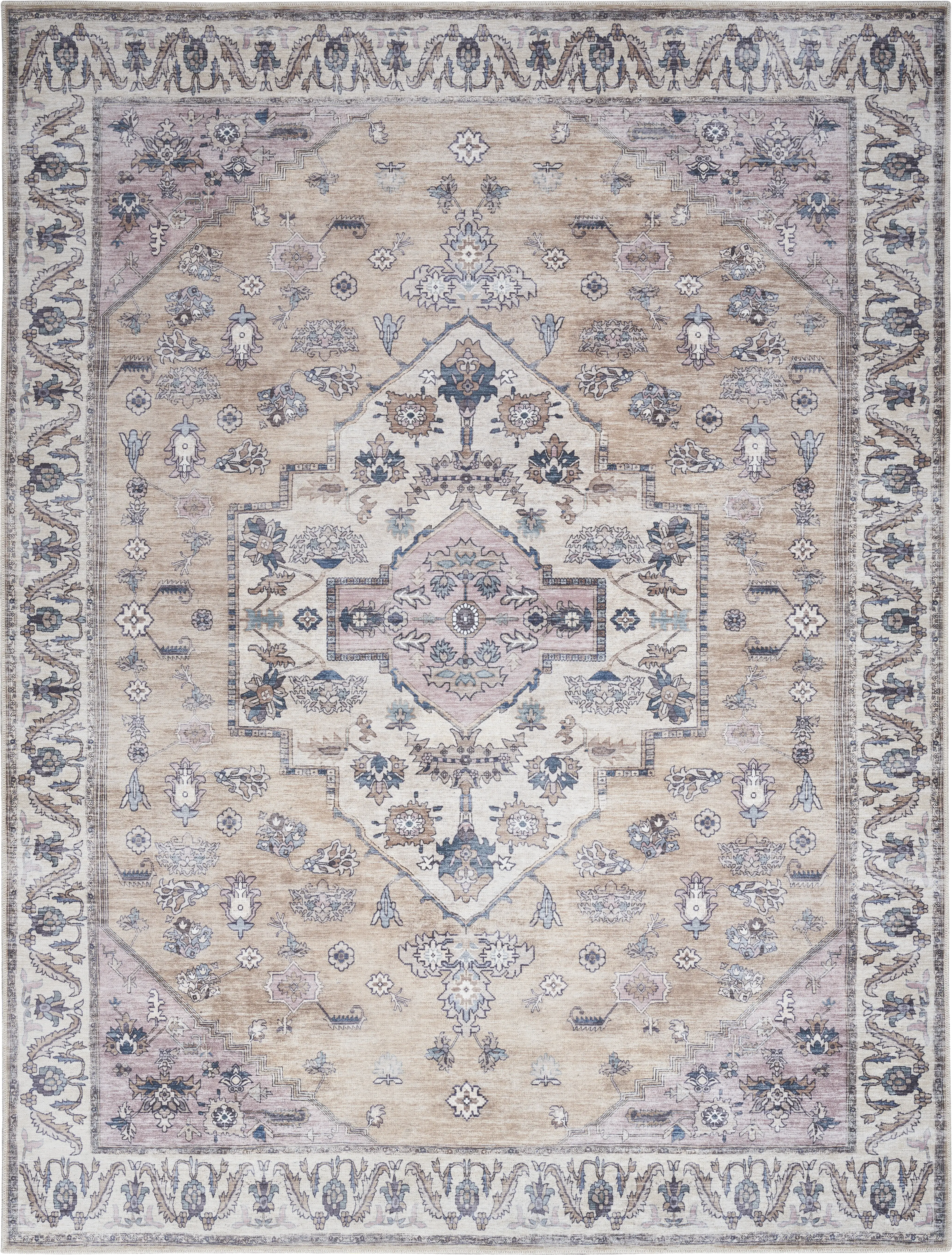 Sagich Beige 7'10 x 9'10 Rug - Thumbnail - Image 1
