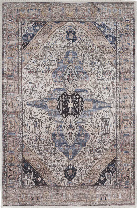 Naicia Blue 5'3 x 7'3 Rug