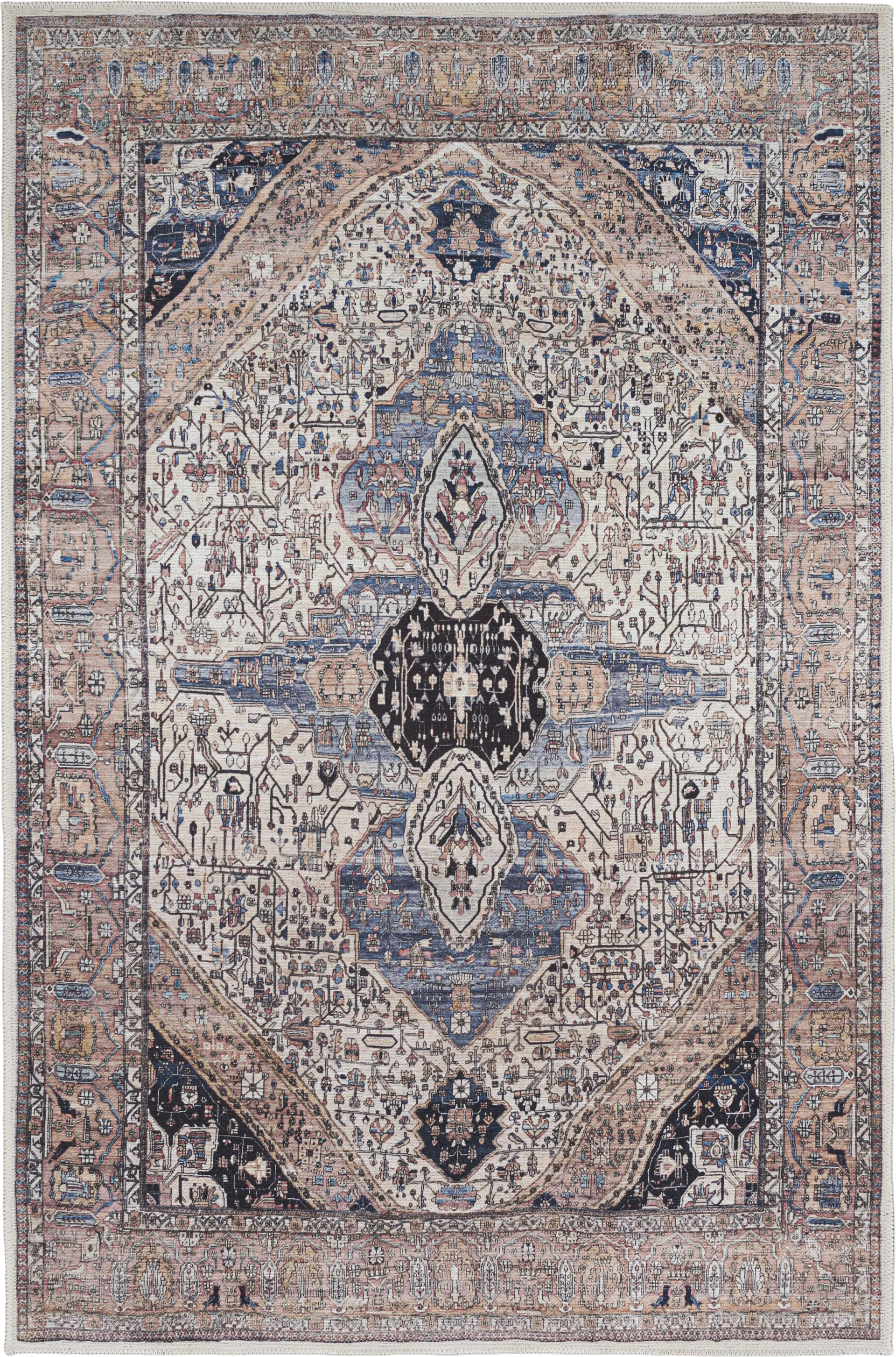 Naicia Blue 5'3 x 7'3 Rug - Image 1