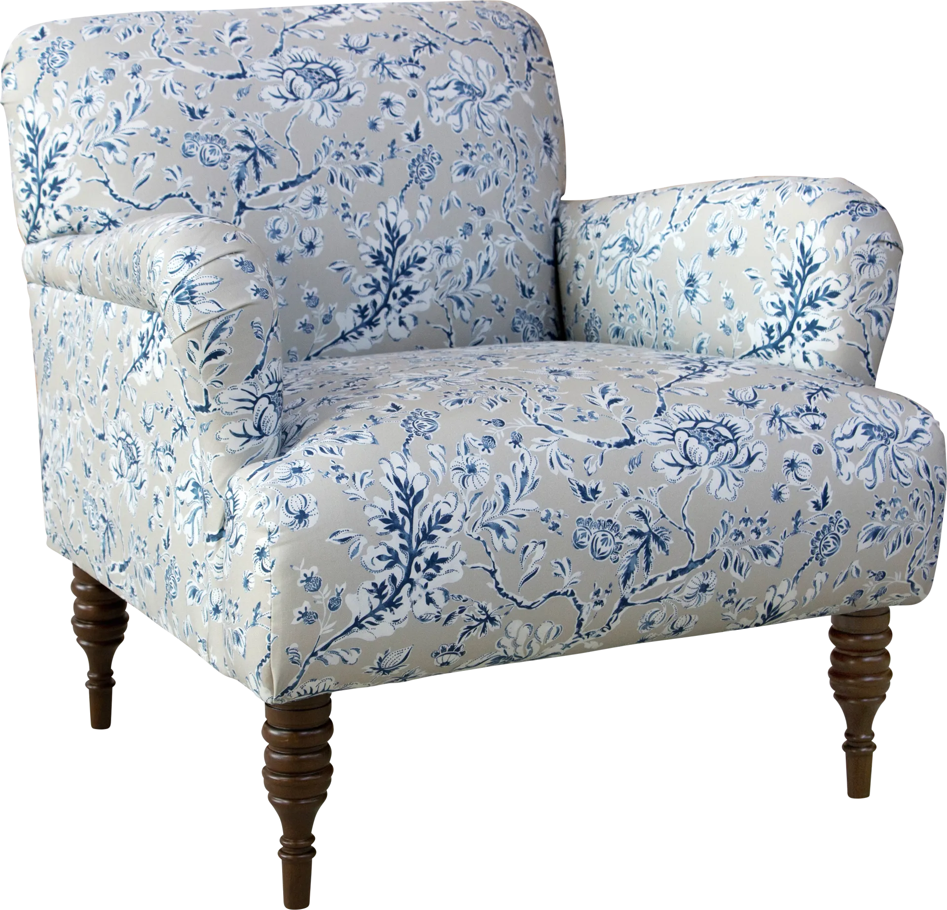 Aditya Gray Accent Chair - Image 1