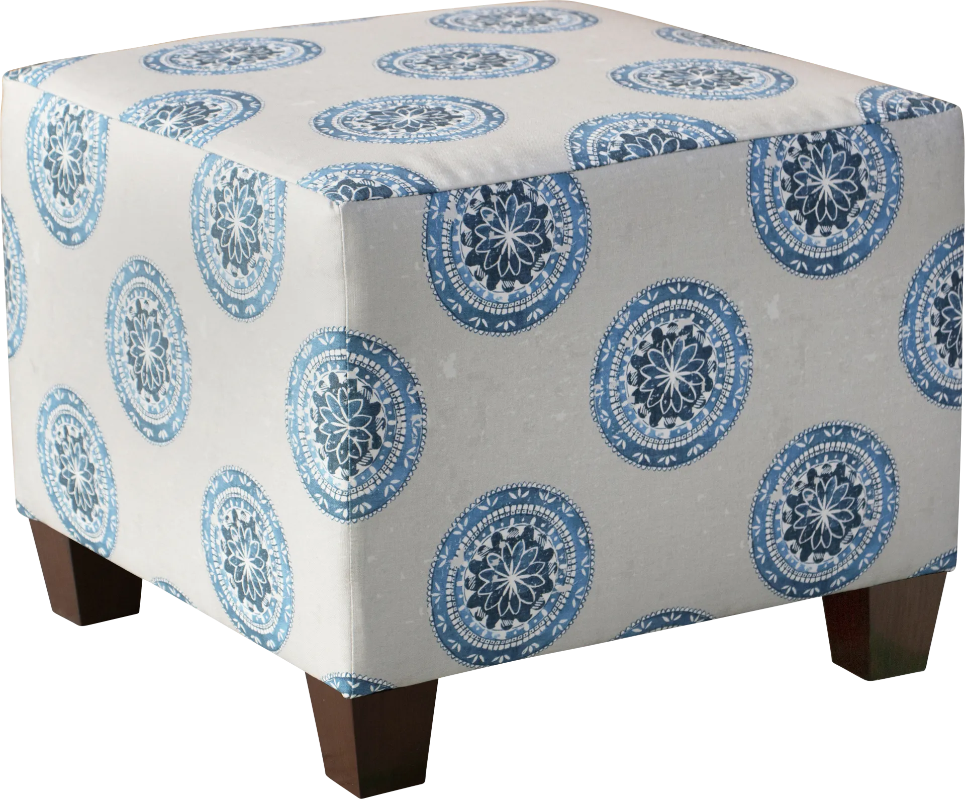 Spiritwood Light Gray Ottoman - Image 1