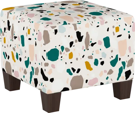 Rideau Ivory Ottoman