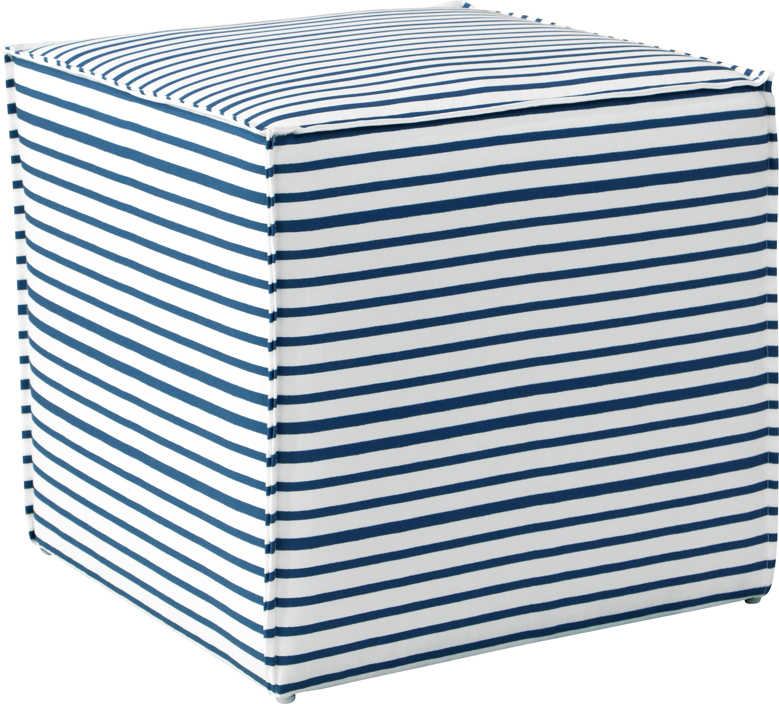 Delphina Navy Ottoman - Thumbnail - Image 1