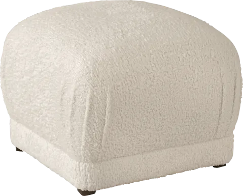 Quinella Ivory Ottoman