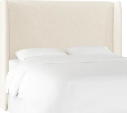 Quinella White Queen Upholstered Headboard