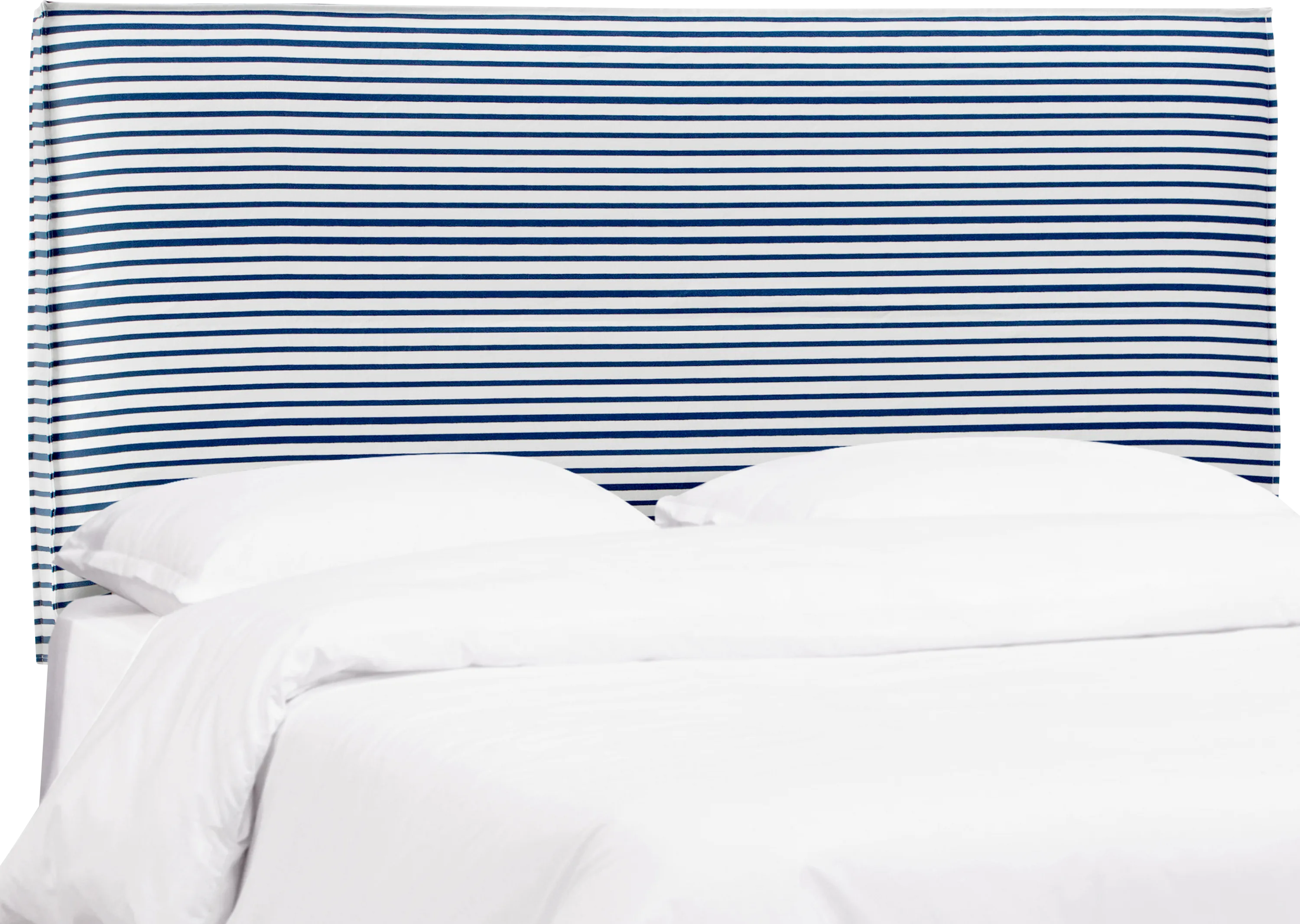 Delphina Navy King Upholstered Headboard - Thumbnail - Image 1