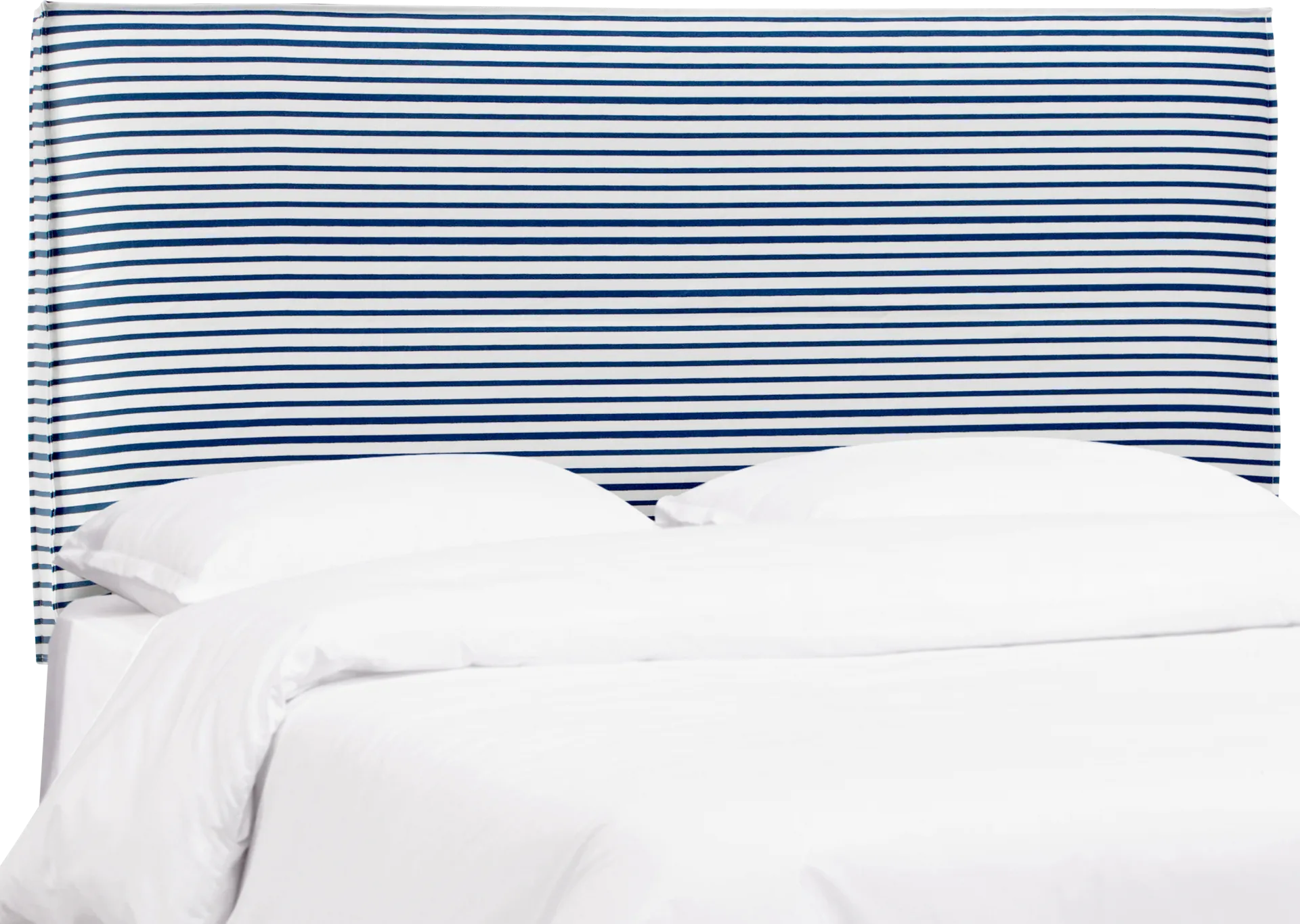 Delphina Navy King Upholstered Headboard - Image 1