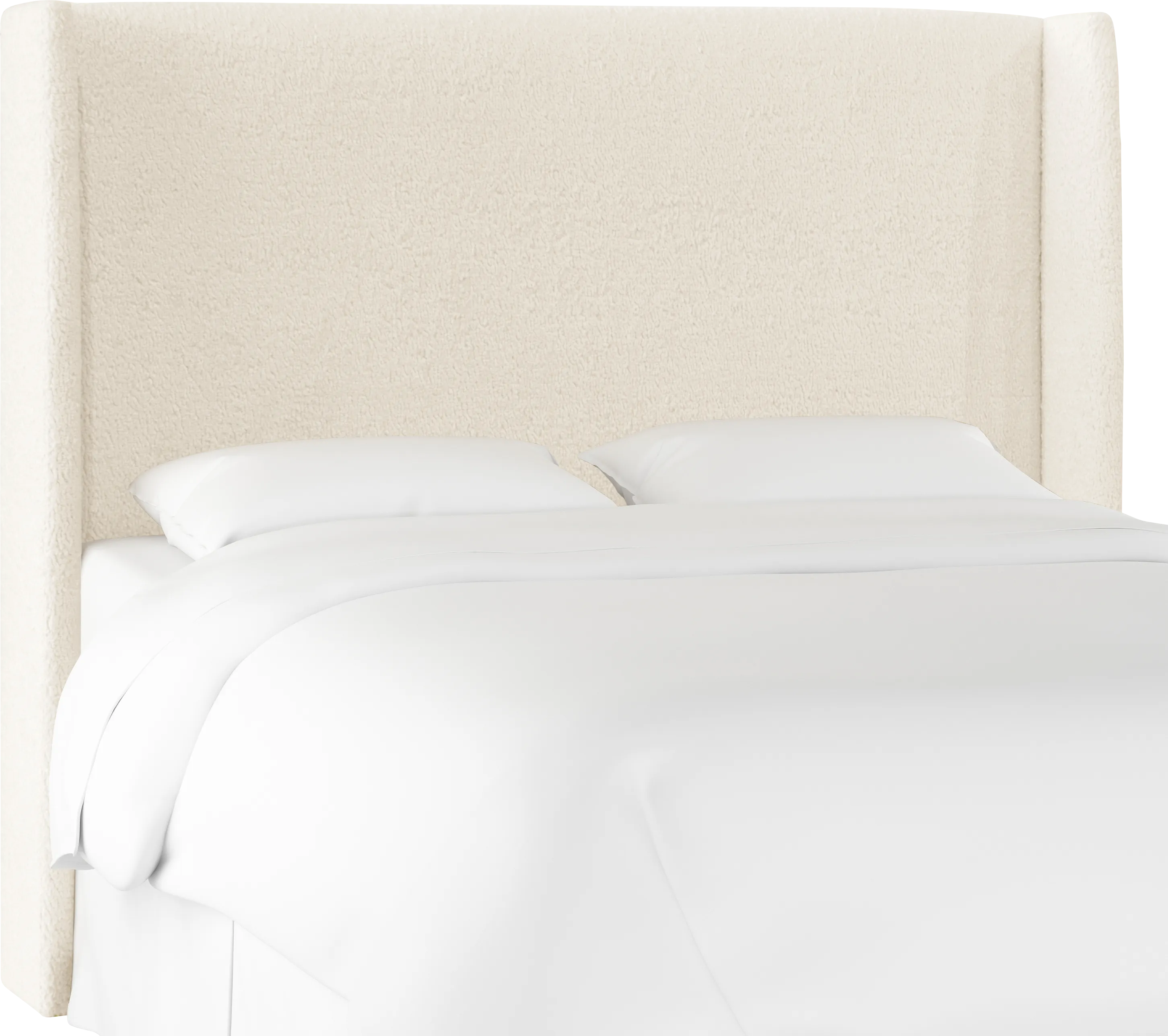 Quinella White Twin Upholstered Headboard - Thumbnail - Image 1