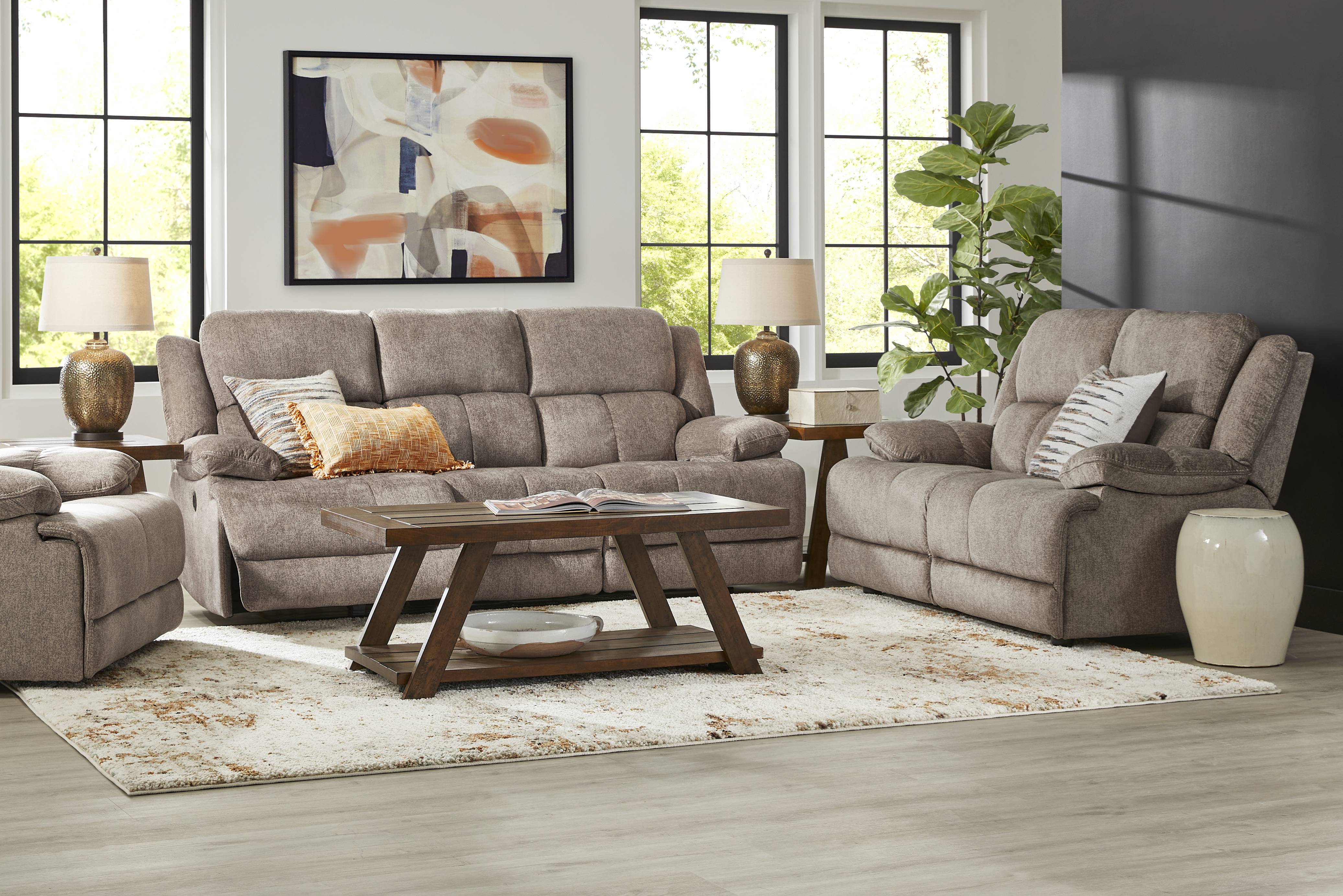 Townsend Brown Reclining Sofa
