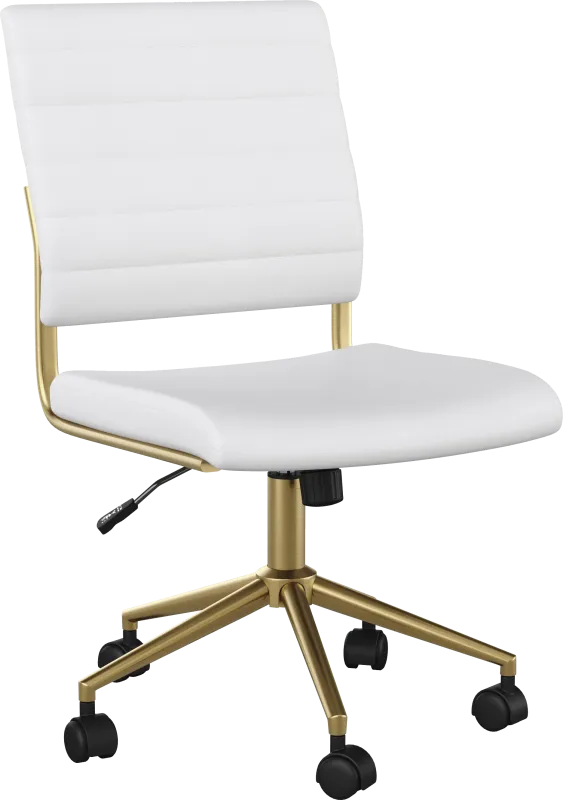 Zubicek White Office Chair