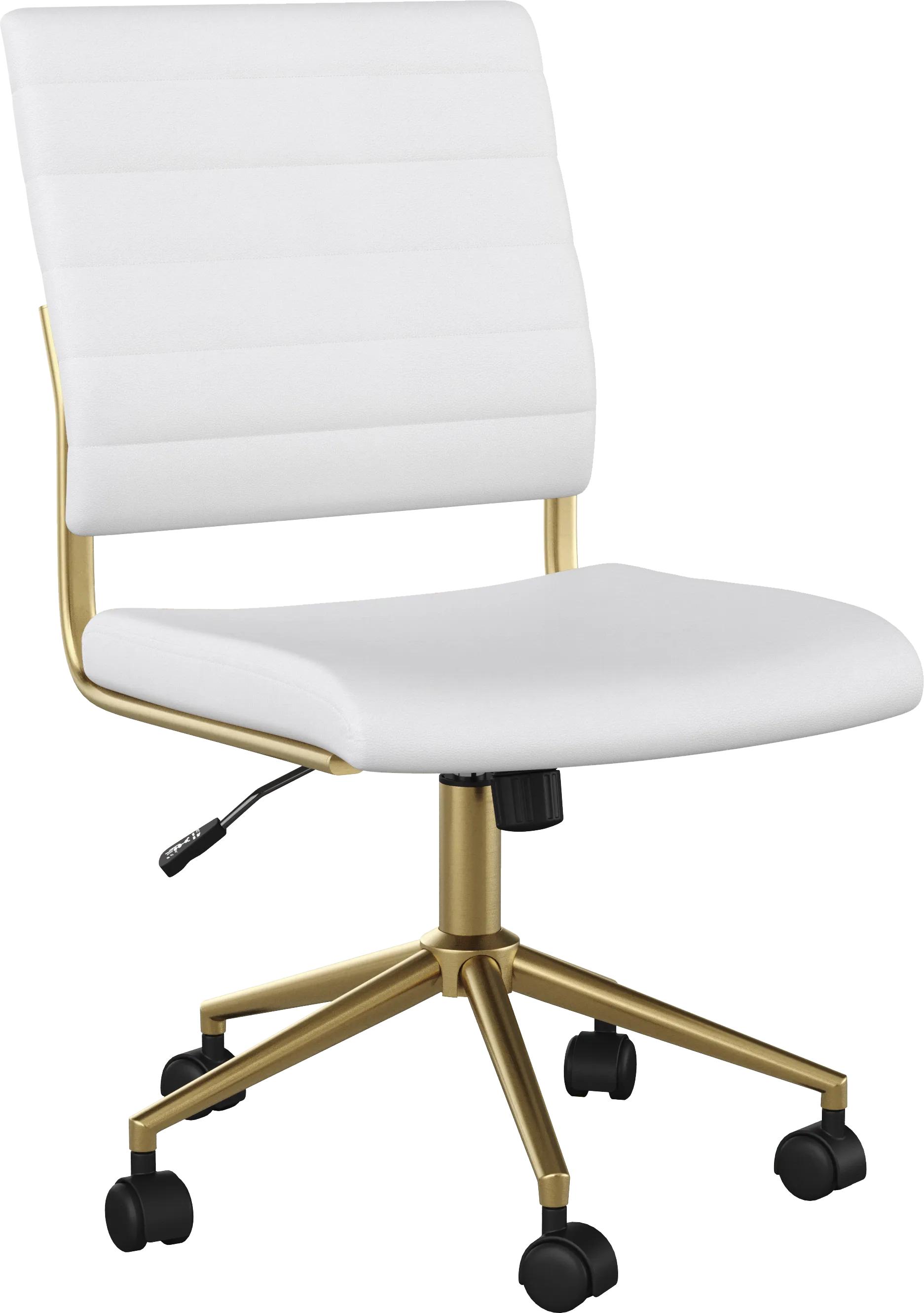Zubicek White Office Chair - Image 1
