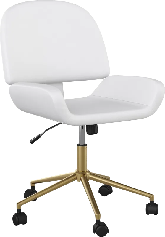 Emshoff White Office Chair