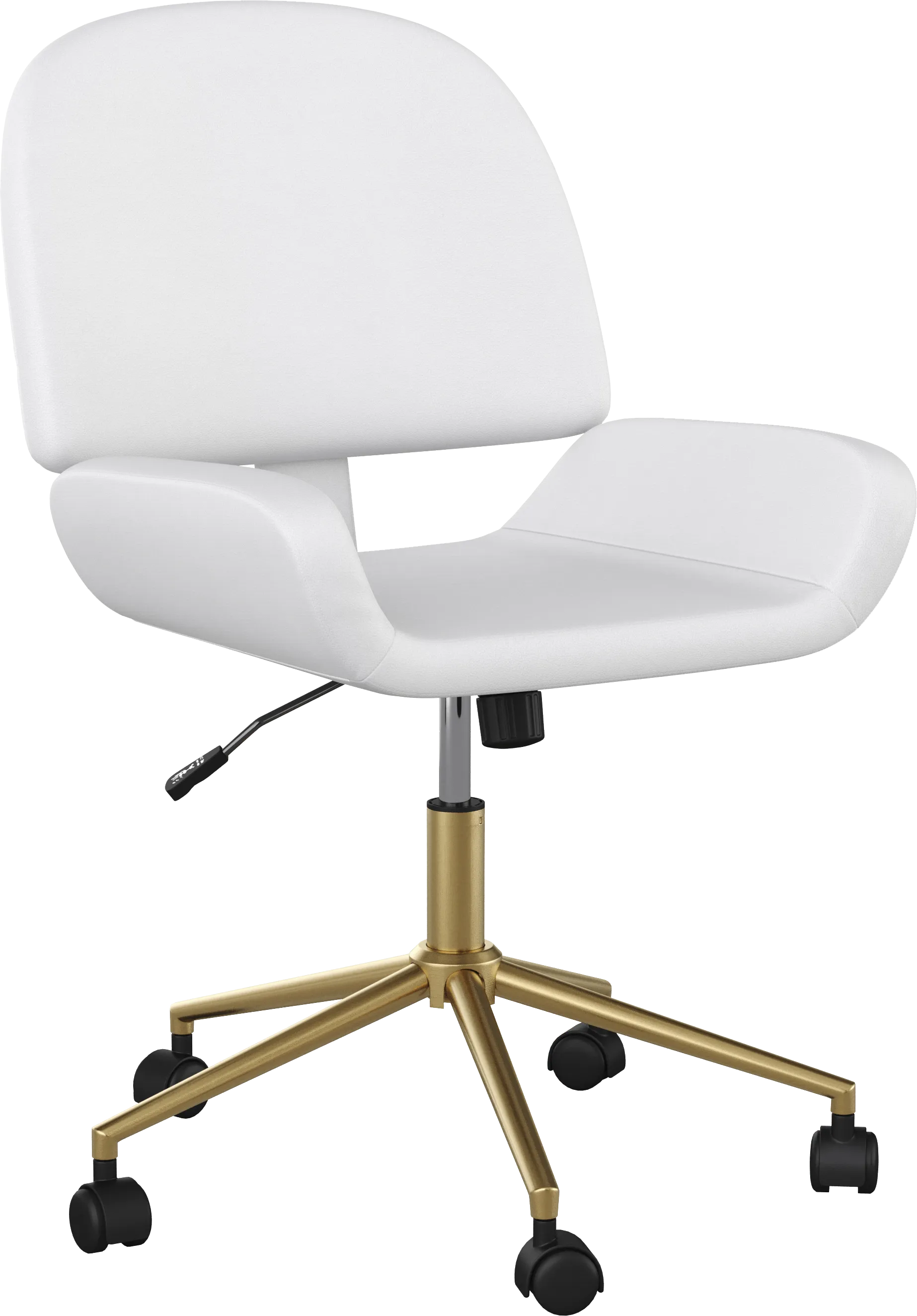 Emshoff White Office Chair - Image 1