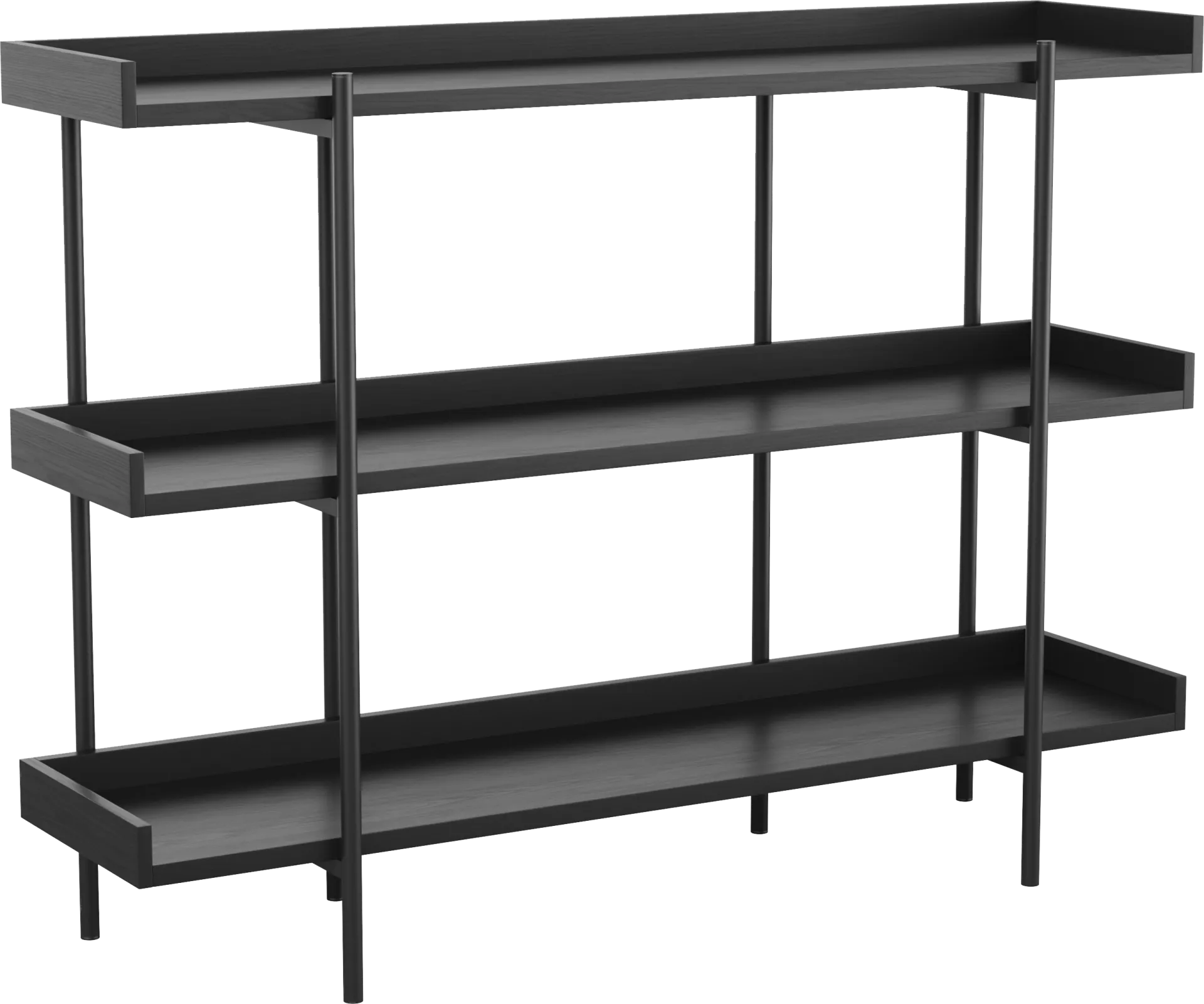 Marek Black Bookshelf - Image 1