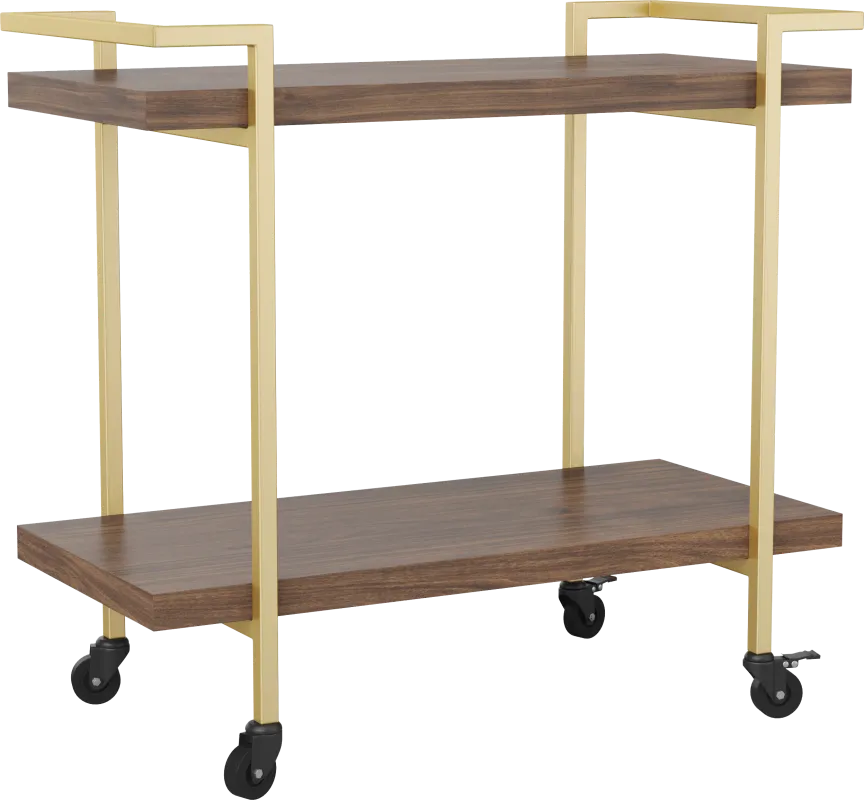Azaline Brown Printer Cart