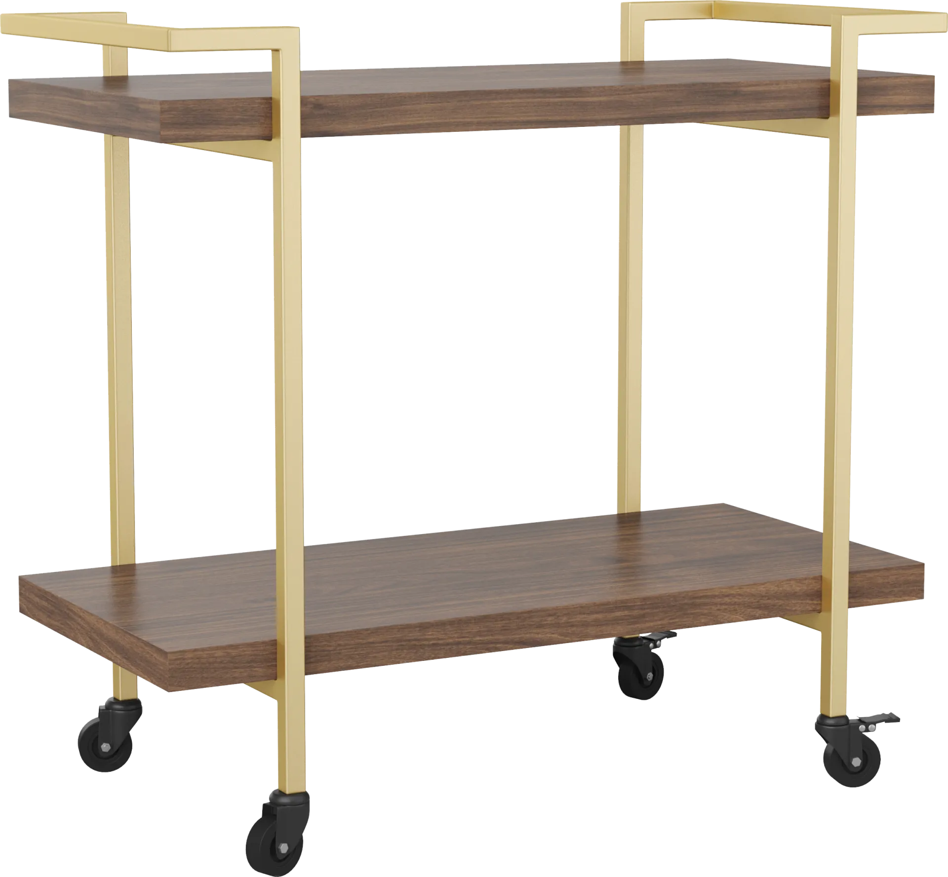 Azaline Brown Printer Cart - Image 1