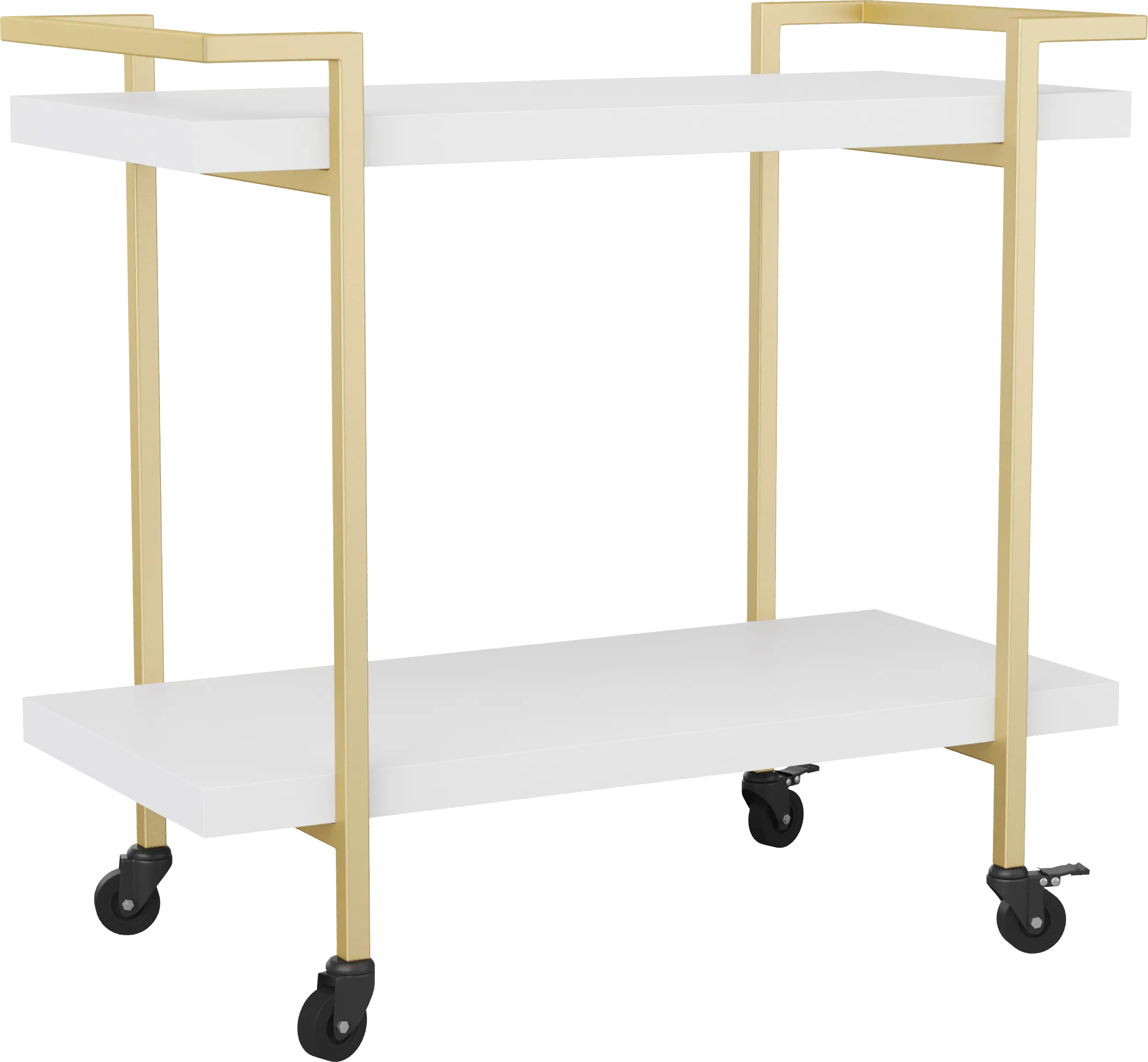 Azaline White Printer Cart - Thumbnail - Image 1