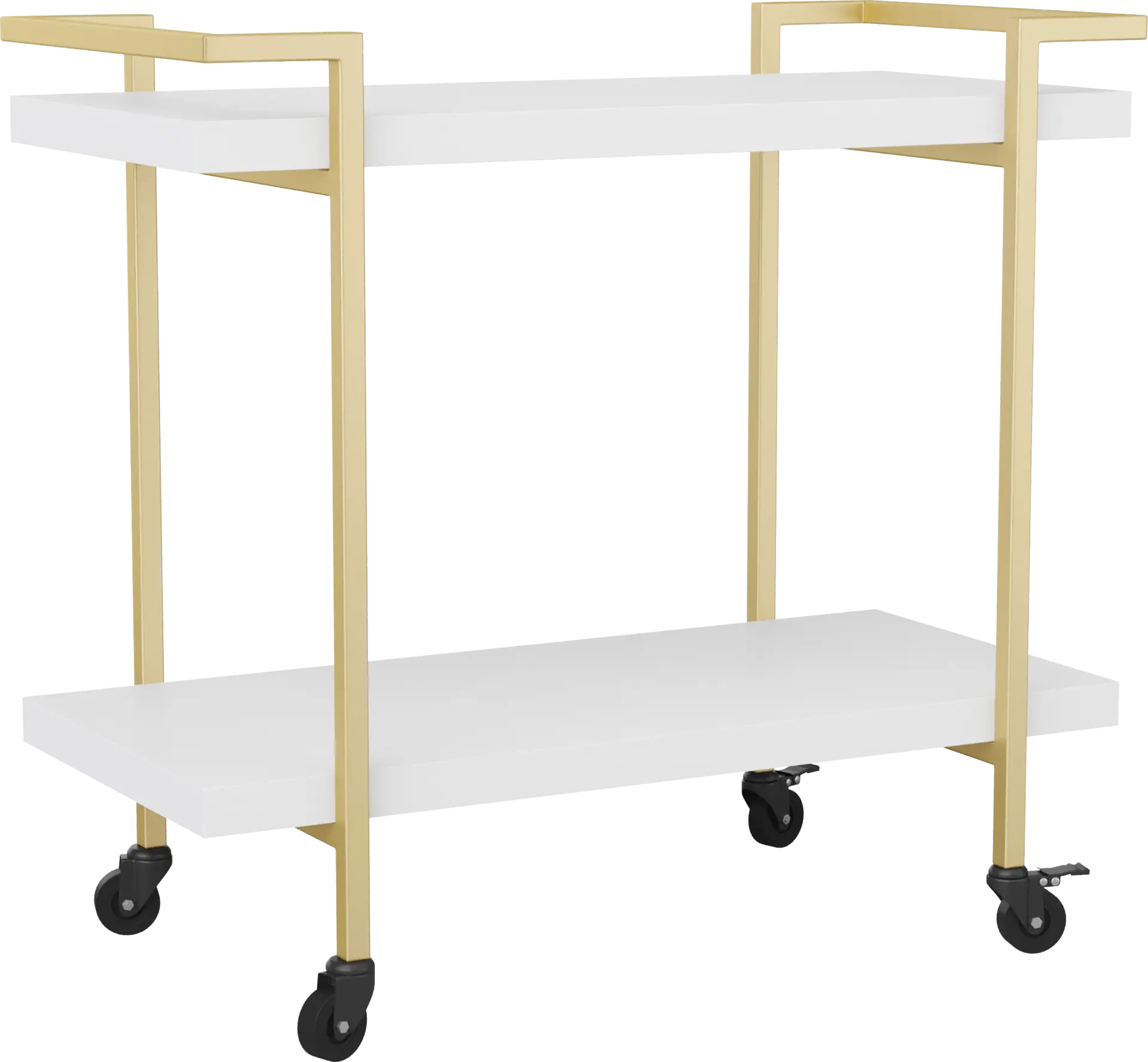 Azaline White Printer Cart
