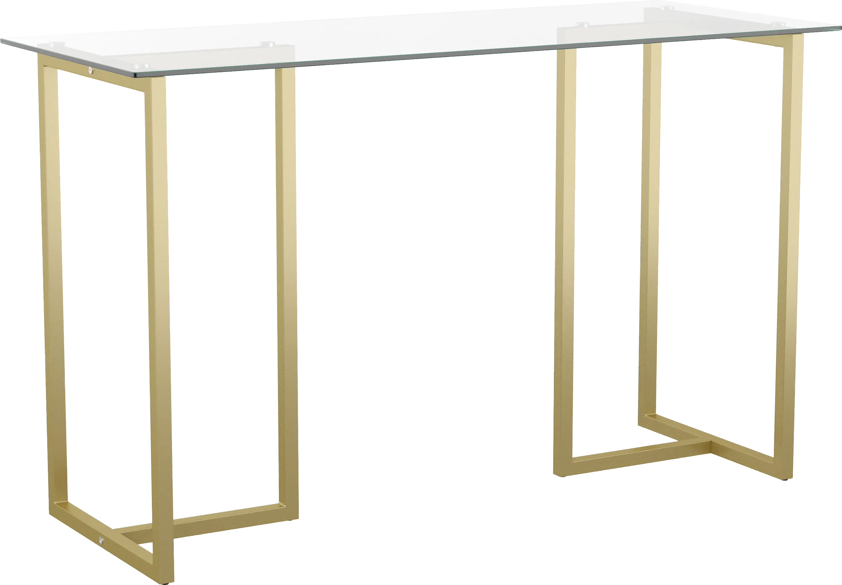 Beaufain Brass Office Table