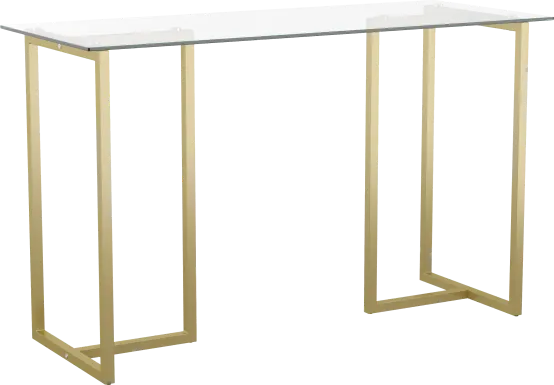 Beaufain Brass Office Table