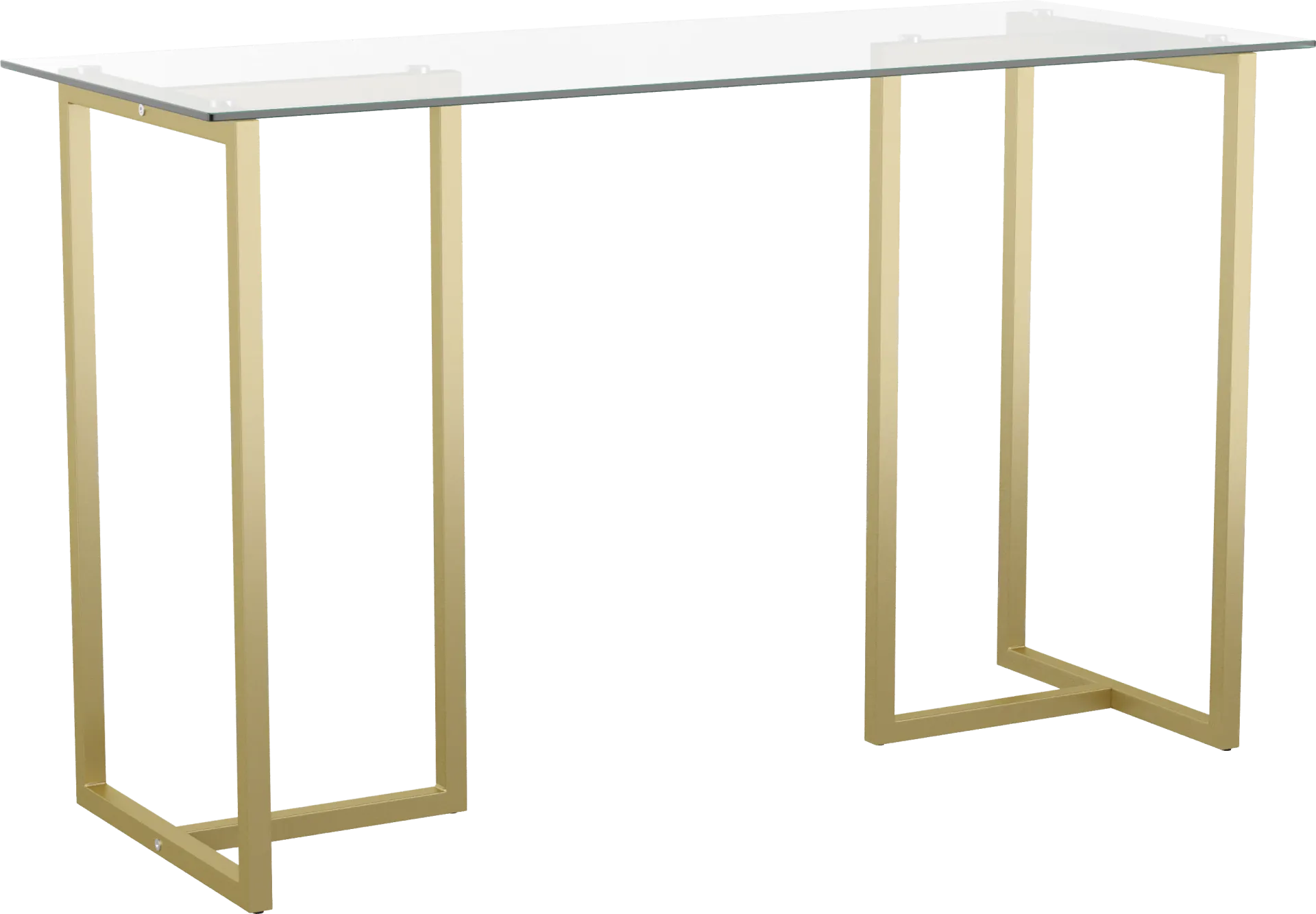 Beaufain Brass Office Table - Image 1