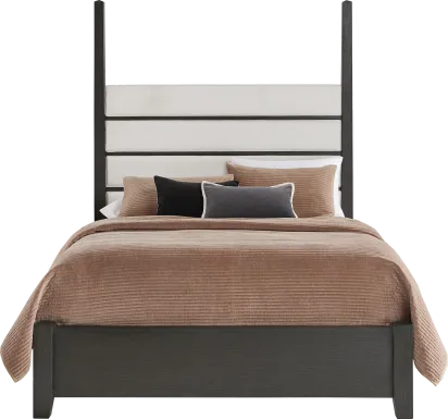 Copperline Black 3 Pc Queen Poster Bed