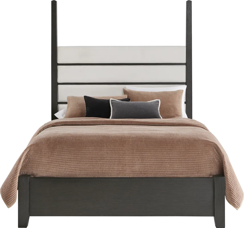 Copperline Black 3 Pc Queen Poster Bed