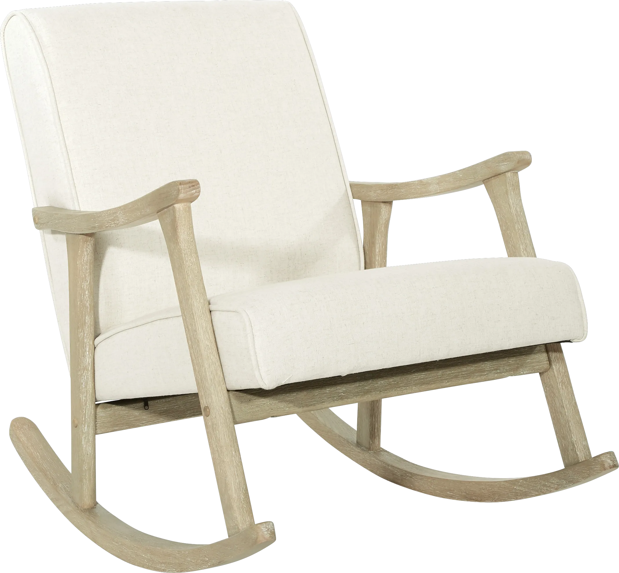 Glengyle White Light Wood Rocker - Thumbnail - Image 1