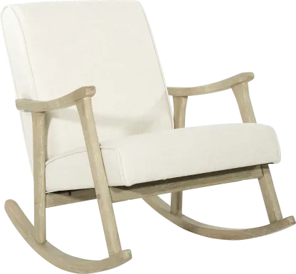 Glengyle White Light Wood Rocker