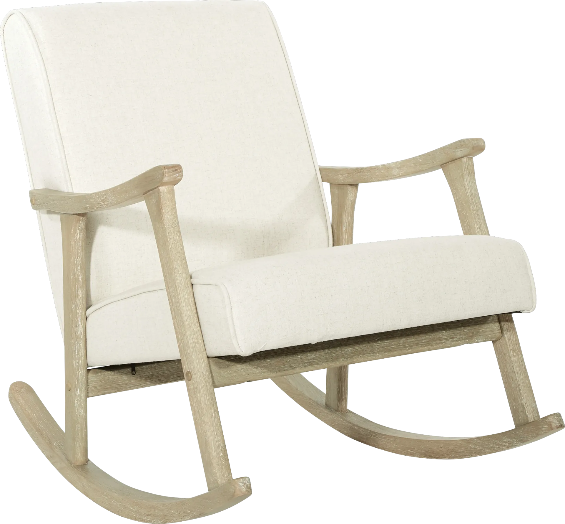 Glengyle White Light Wood Rocker - Image 1