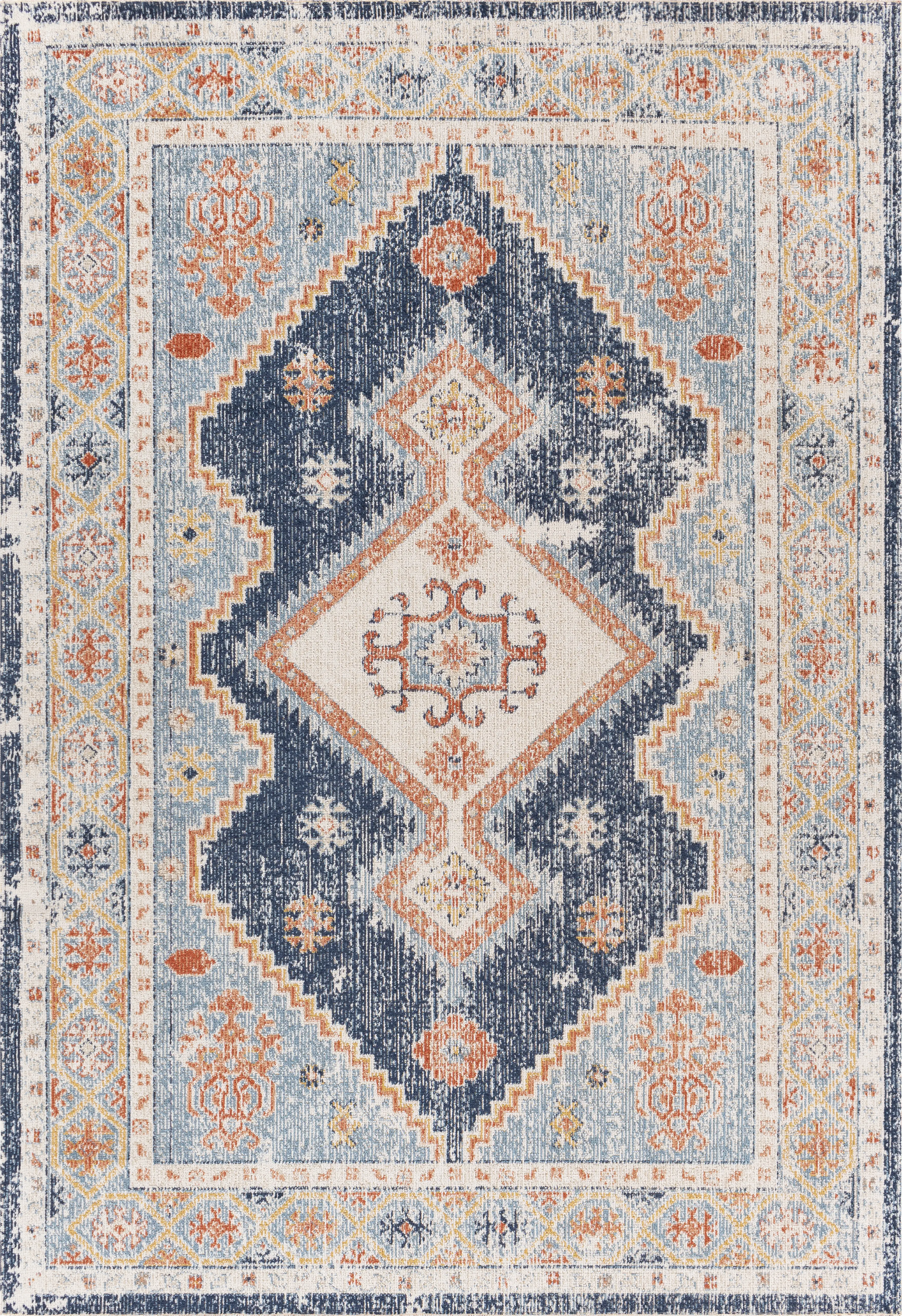 Belvieu Beach Terracotta 5'3 x 7' Indoor/Outdoor Rug - Thumbnail - Image 1
