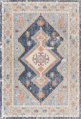 Belvieu Beach Terracotta 6'7 x 9' Indoor/Outdoor Rug