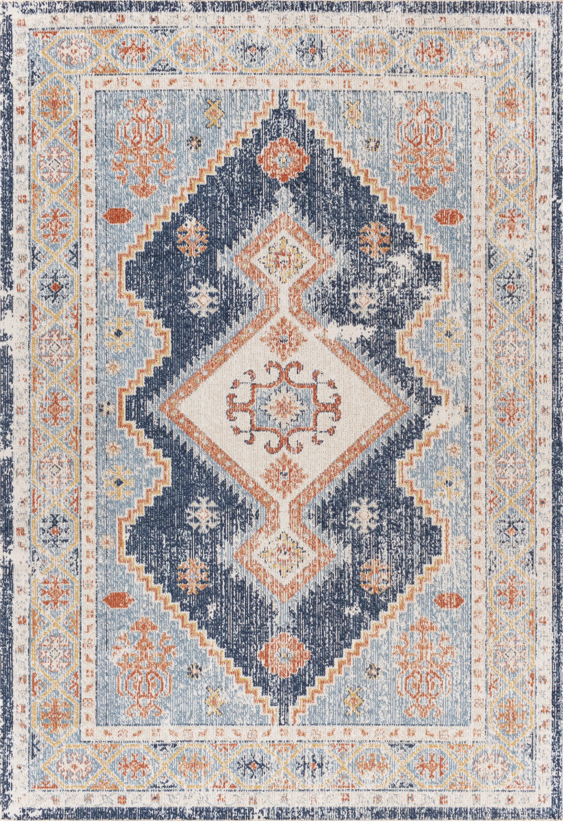 Belvieu Beach Terracotta 5'3 x 7' Indoor/Outdoor Rug - Image 1