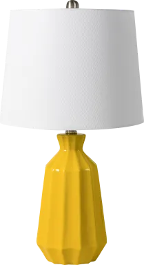 Mertens Oaks Yellow Lamp
