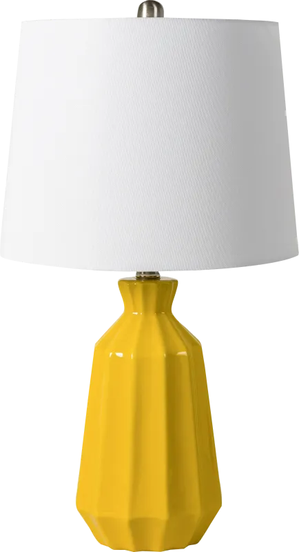 Mertens Oaks Yellow Lamp