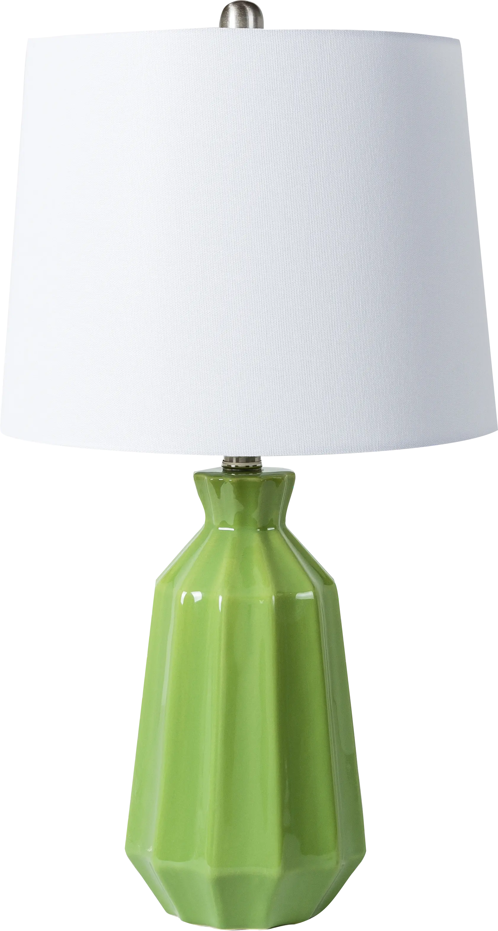 Mertens Oaks Green Lamp