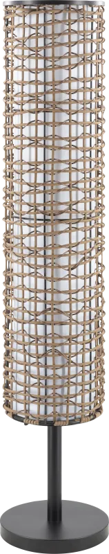 Wheathill Circle Black Outdoor Floor Lamp