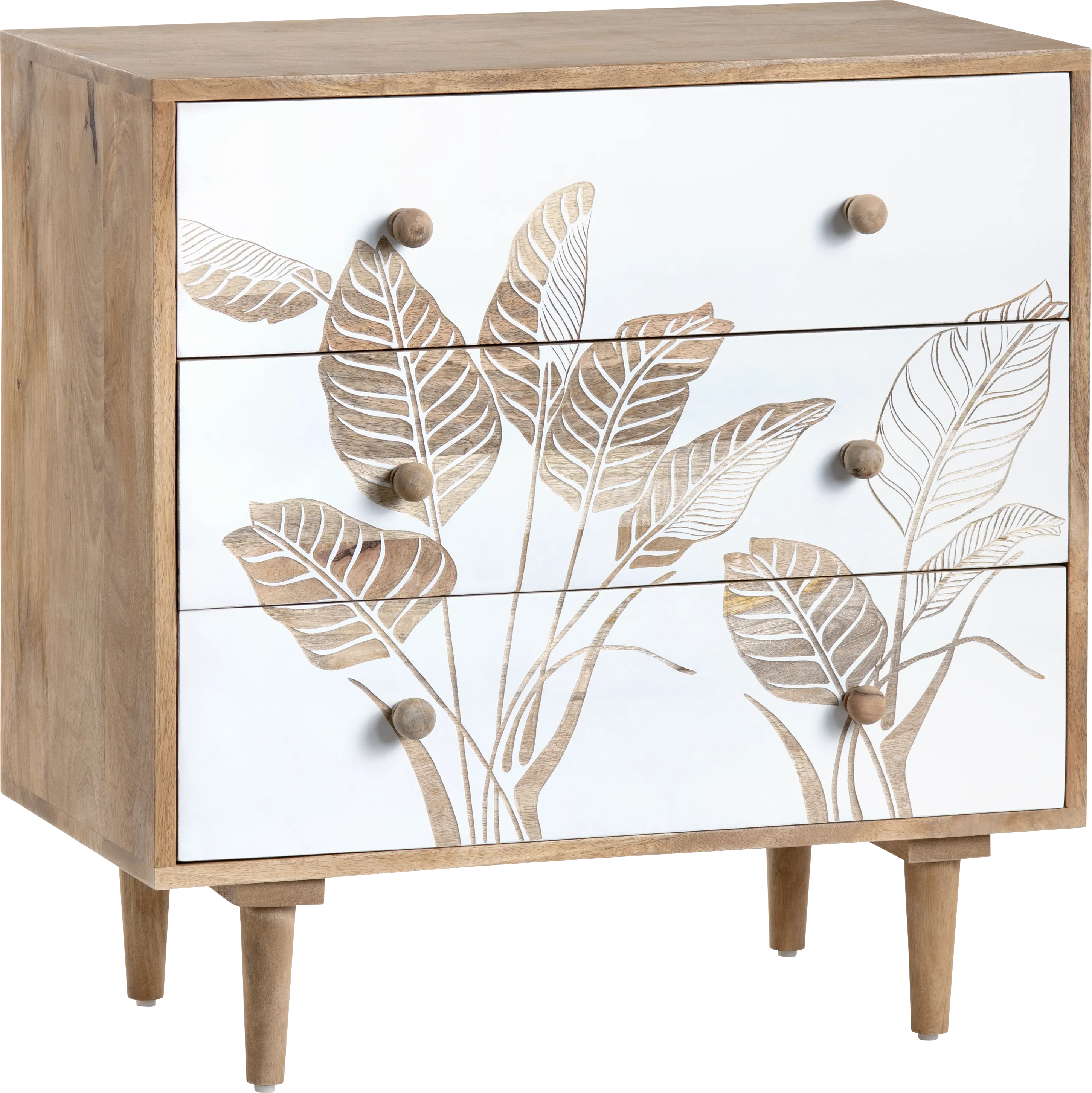 Monahan White Accent Cabinet