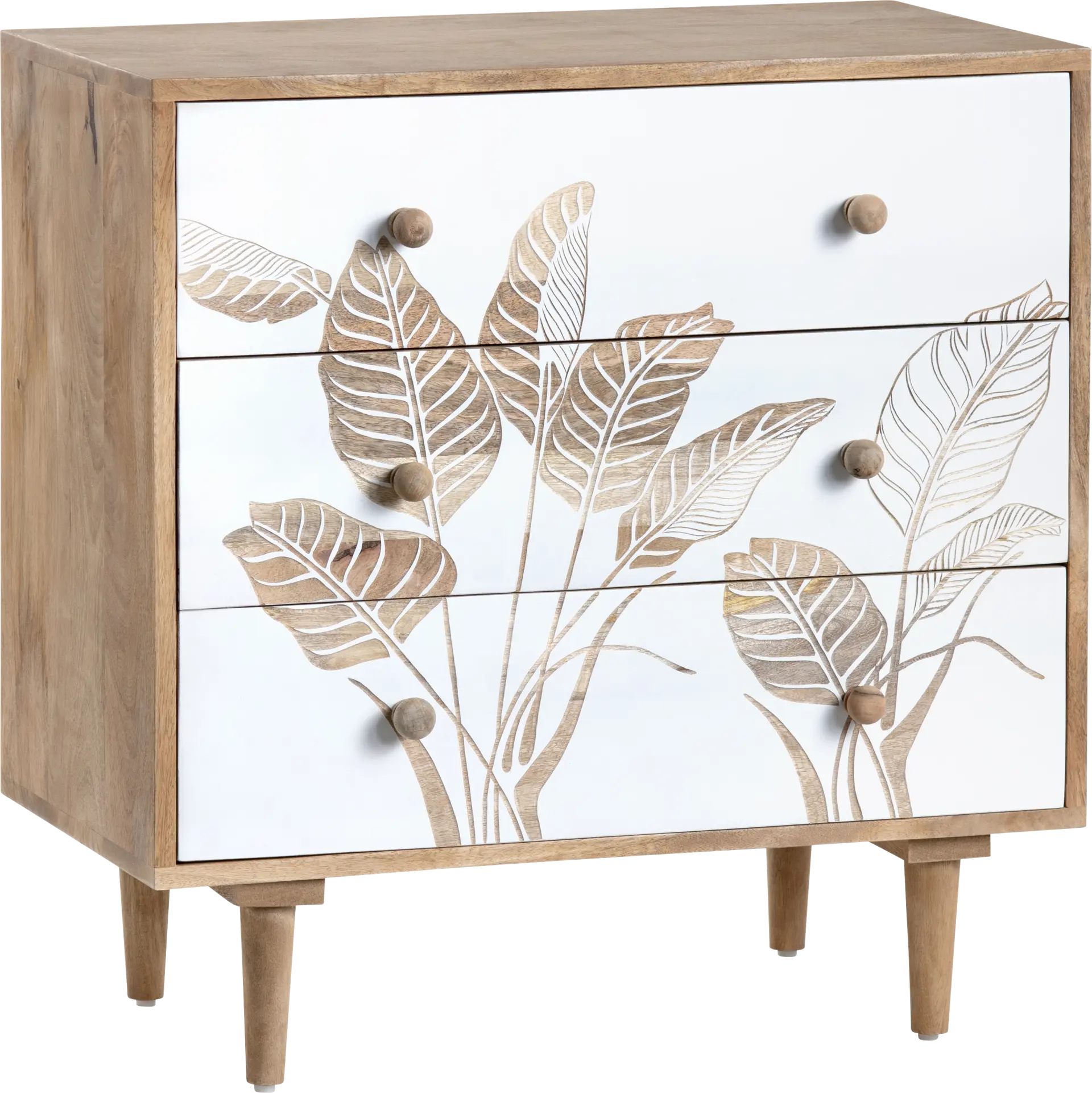 Monahan White Accent Cabinet