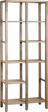 Geralynn Light Brown Bookcase