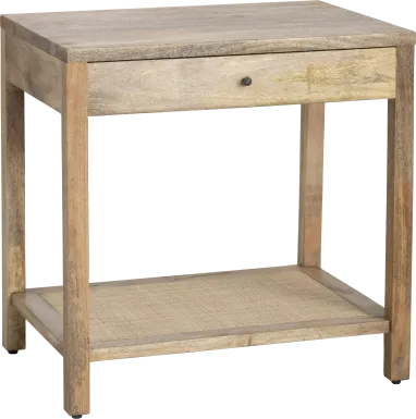 Geralynn Light Brown End Table