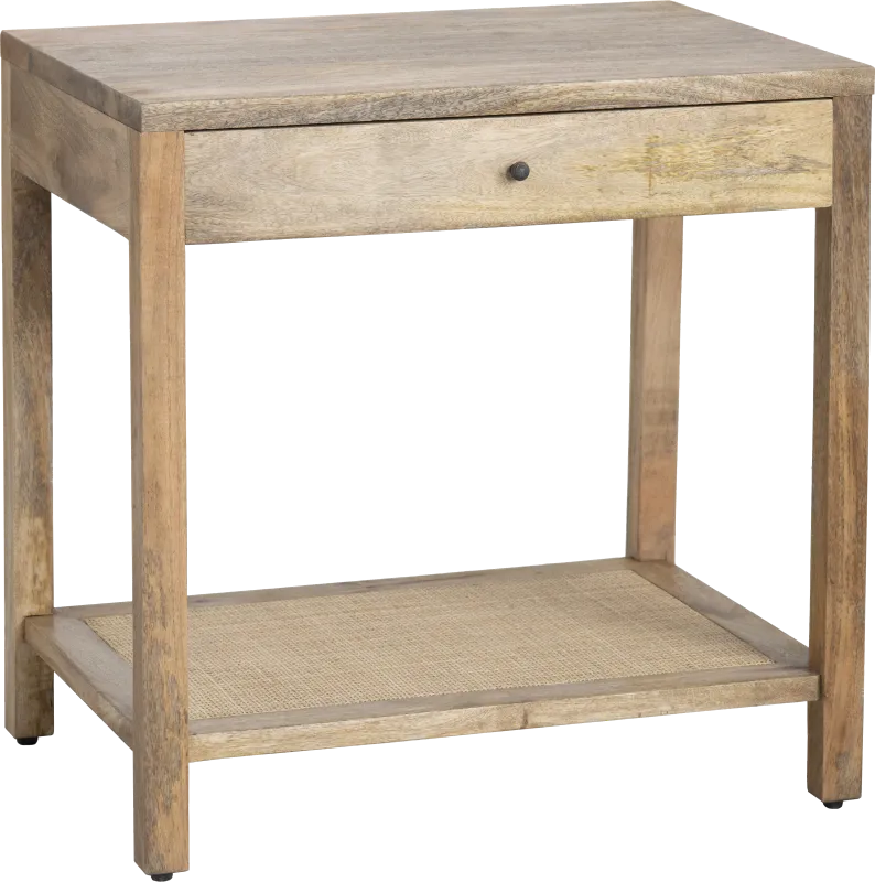 Geralynn Light Brown End Table