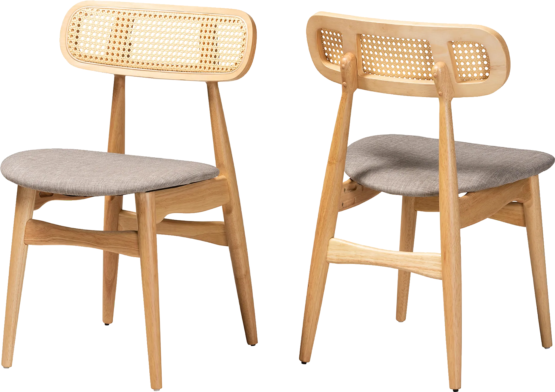 Argilla Light Brown Side Chair, Set of 2 - Thumbnail - Image 1