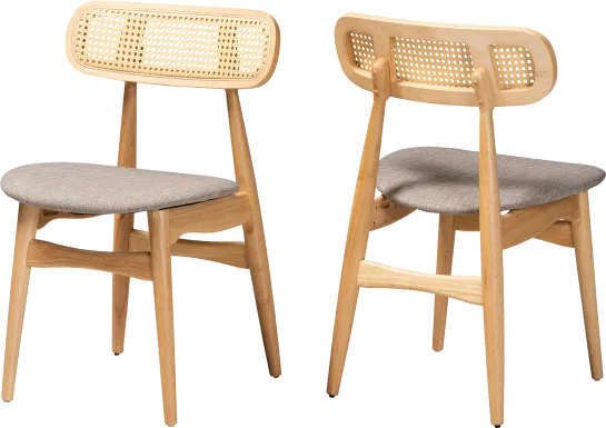 Argilla Light Brown Side Chair, Set of 2