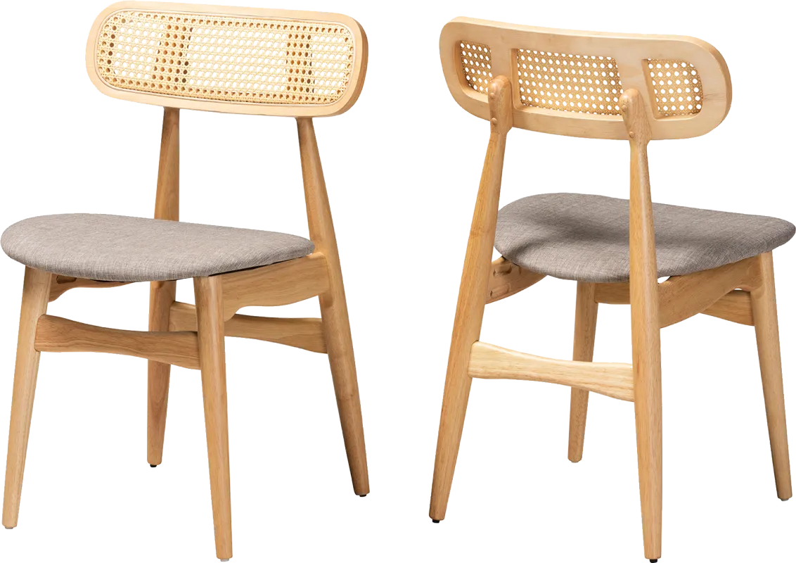 Argilla Light Brown Side Chair, Set of 2