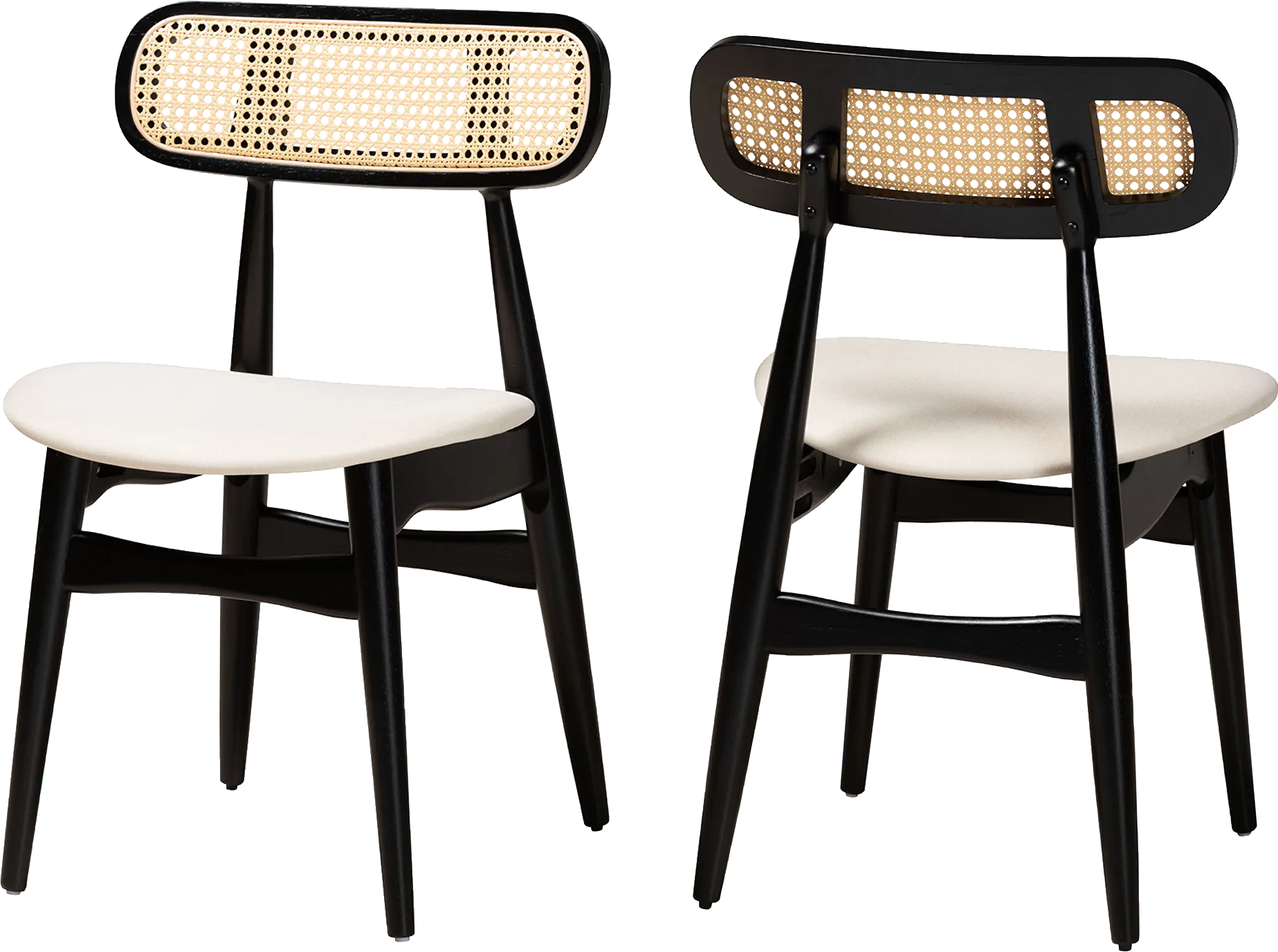 Argilla Black Side Chair, Set of 2 - Thumbnail - Image 1