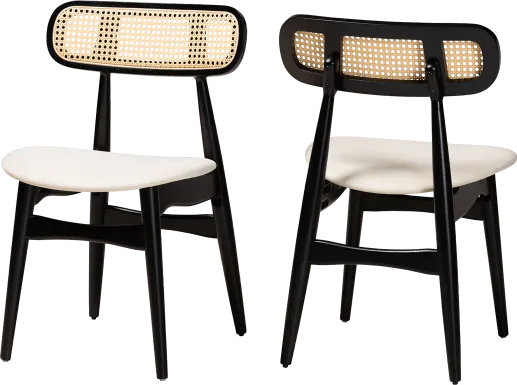 Argilla Black Side Chair, Set of 2