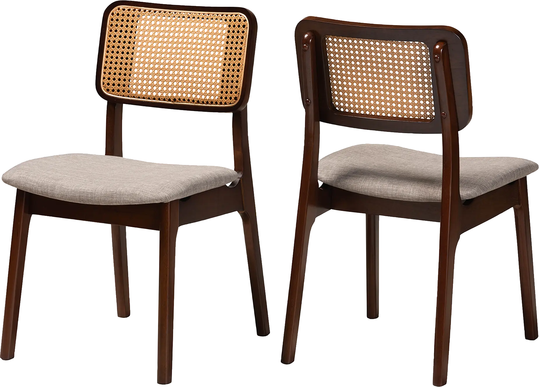 Ballardvale Walnut Brown Side Chair, Set of 2