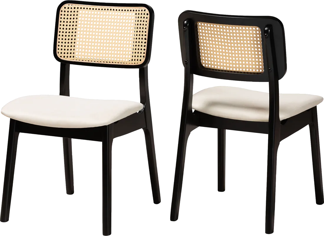 Ballardvale Black Side Chair, Set of 2