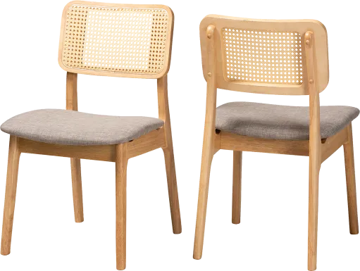 Ballardvale Light Brown Side Chair, Set of 2